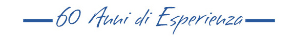 Logo 60 annni esperienza
